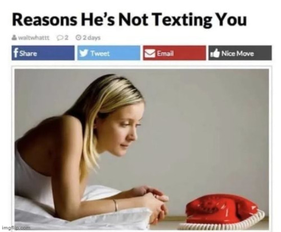 I think I know reason #1 | made w/ Imgflip meme maker
