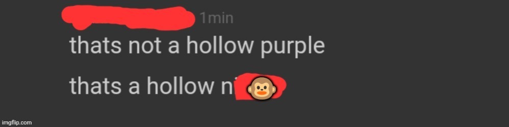 @post above | image tagged in that's not a hollow purple | made w/ Imgflip meme maker