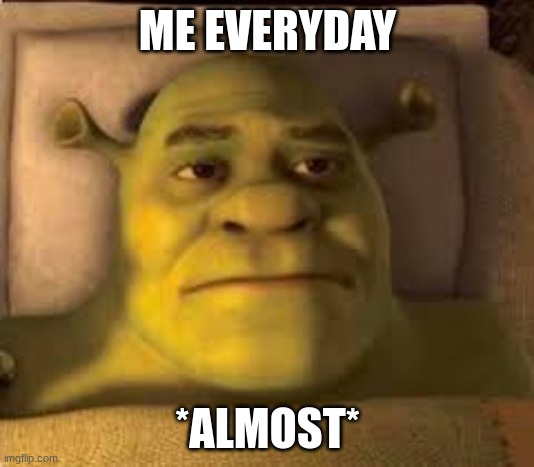 ME EVERYDAY *ALMOST* | made w/ Imgflip meme maker