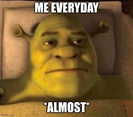 ME EVERYDAY *ALMOST* | made w/ Imgflip meme maker