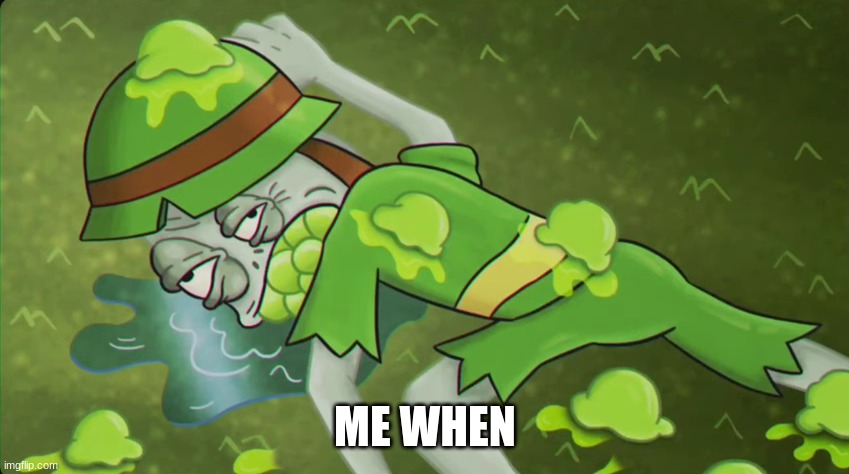 me when i get pogo pead | ME WHEN | image tagged in plants vs zombies | made w/ Imgflip meme maker