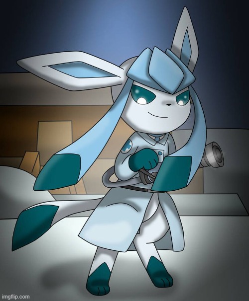 "Zat, vas doctor assisted homicide!" -TF2 Medic Frost Probably | image tagged in frost,glaceon,team fortress 2,tf2,medic | made w/ Imgflip meme maker