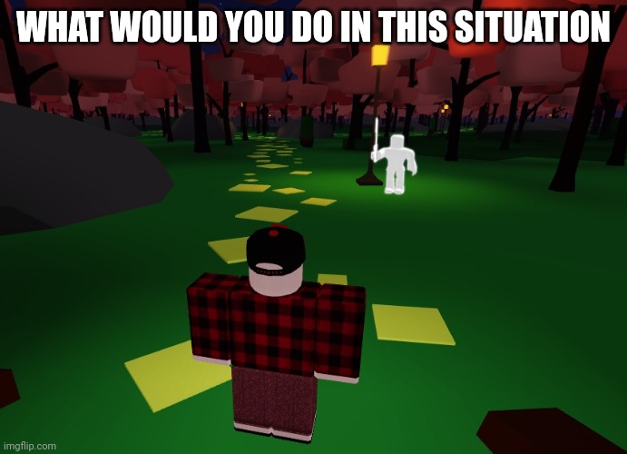 WHAT WOULD YOU DO IN THIS SITUATION | image tagged in what would you do | made w/ Imgflip meme maker