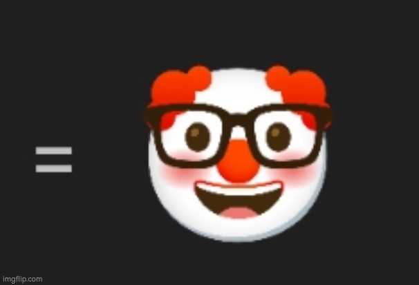 Nerd Clown Emoji | image tagged in nerd clown emoji | made w/ Imgflip meme maker