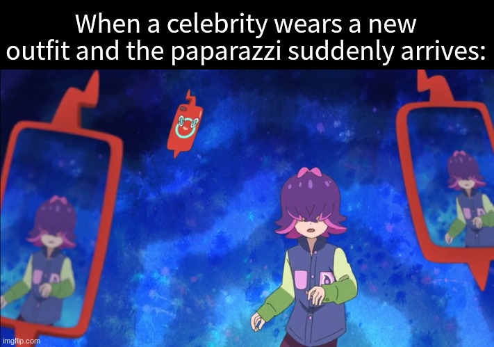 Slow news day | When a celebrity wears a new outfit and the paparazzi suddenly arrives: | image tagged in memes,funny,celebrity,pokemon,anime | made w/ Imgflip meme maker