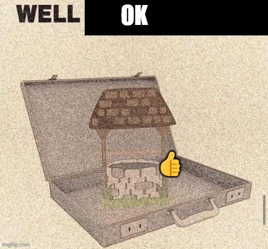 Well in that case | OK ? | image tagged in well in that case | made w/ Imgflip meme maker