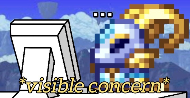 High Quality Terraria Capricorn Visible Concern Blank Meme Template