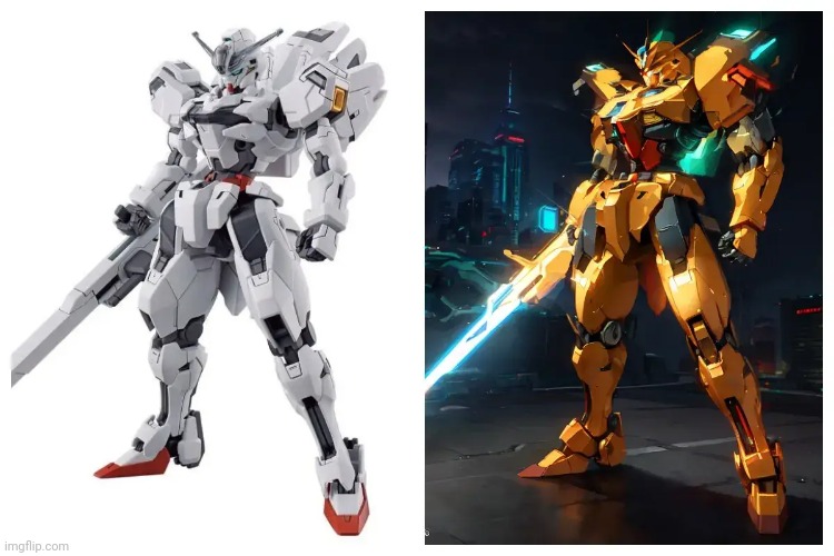 I didn't make this one but... DAMN AI generated calibarn looks good | made w/ Imgflip meme maker