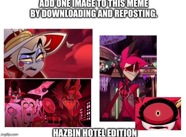 image tagged in hazbin hotel,nifty,repost | made w/ Imgflip meme maker