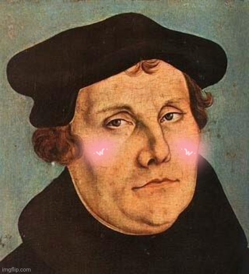 Kawaii Martin Luther | image tagged in martin luther | made w/ Imgflip meme maker