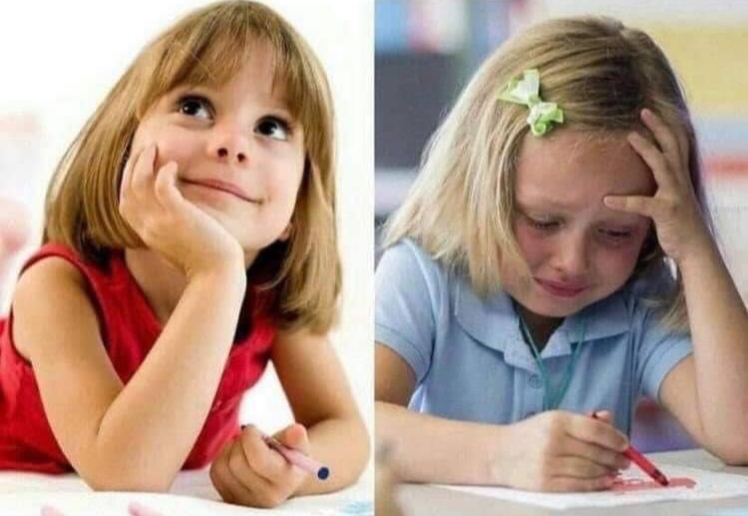 Thinking about drawing vs. drawing Blank Meme Template