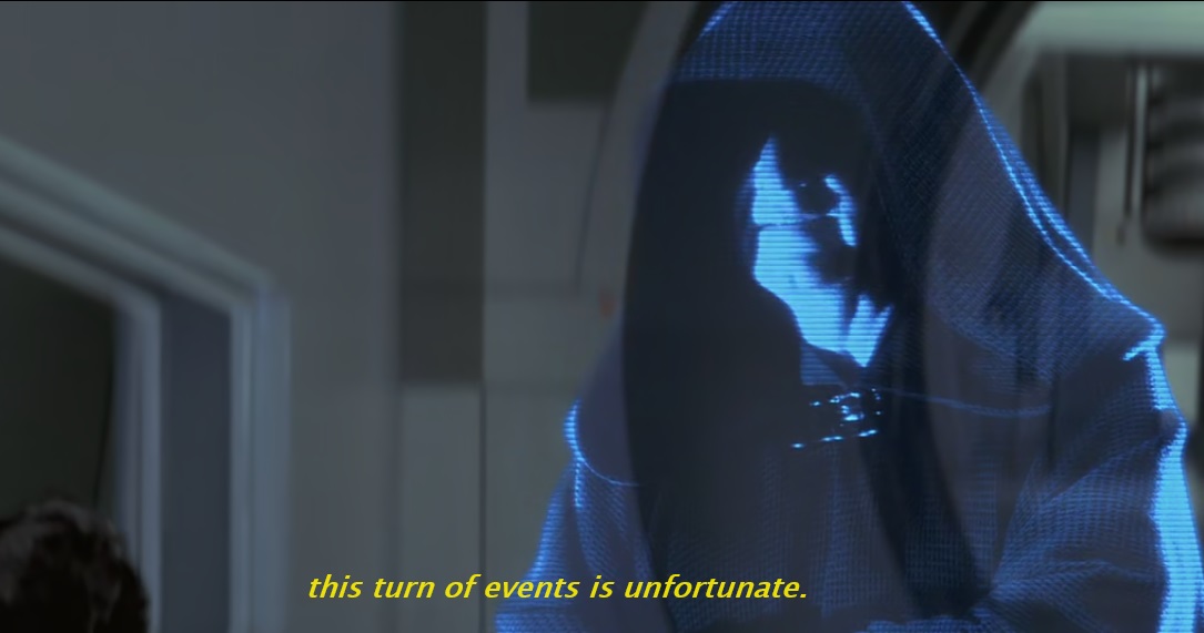 palpatine unfortunate Blank Meme Template