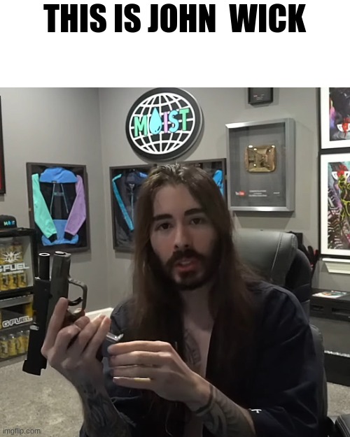 penguinz0 Gun | THIS IS JOHN  WICK | image tagged in penguinz0 gun | made w/ Imgflip meme maker