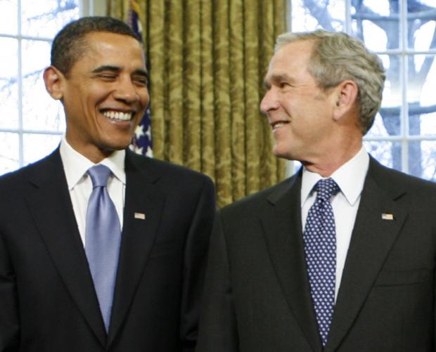 Bush Obama Blank Meme Template