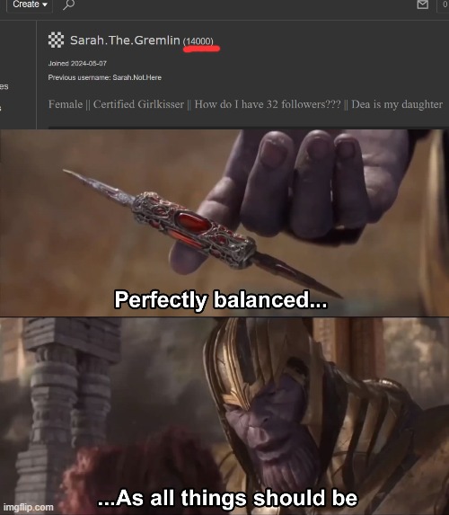 Yooooo on the dot  | image tagged in thanos perfectly balanced as all things should be | made w/ Imgflip meme maker