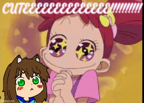 sparkly eyed doremi chan | CUTEEEEEEEEEEEEEE!!!!!!!!!! | image tagged in sparkly eyed doremi chan,doremichanrocks,nekocute,rbbattlessucks,cute | made w/ Imgflip meme maker