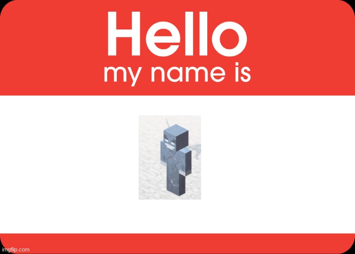 Hello My Name Is | image tagged in hello my name is | made w/ Imgflip meme maker