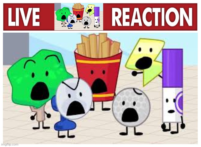 LIVE DEATH P.A.C.T REACTION | image tagged in bfb,tpot,death pact | made w/ Imgflip meme maker