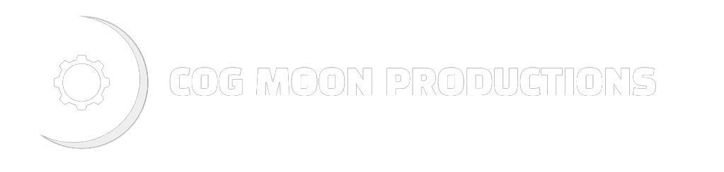 COG MOON Productions Logo(light mode) Blank Meme Template