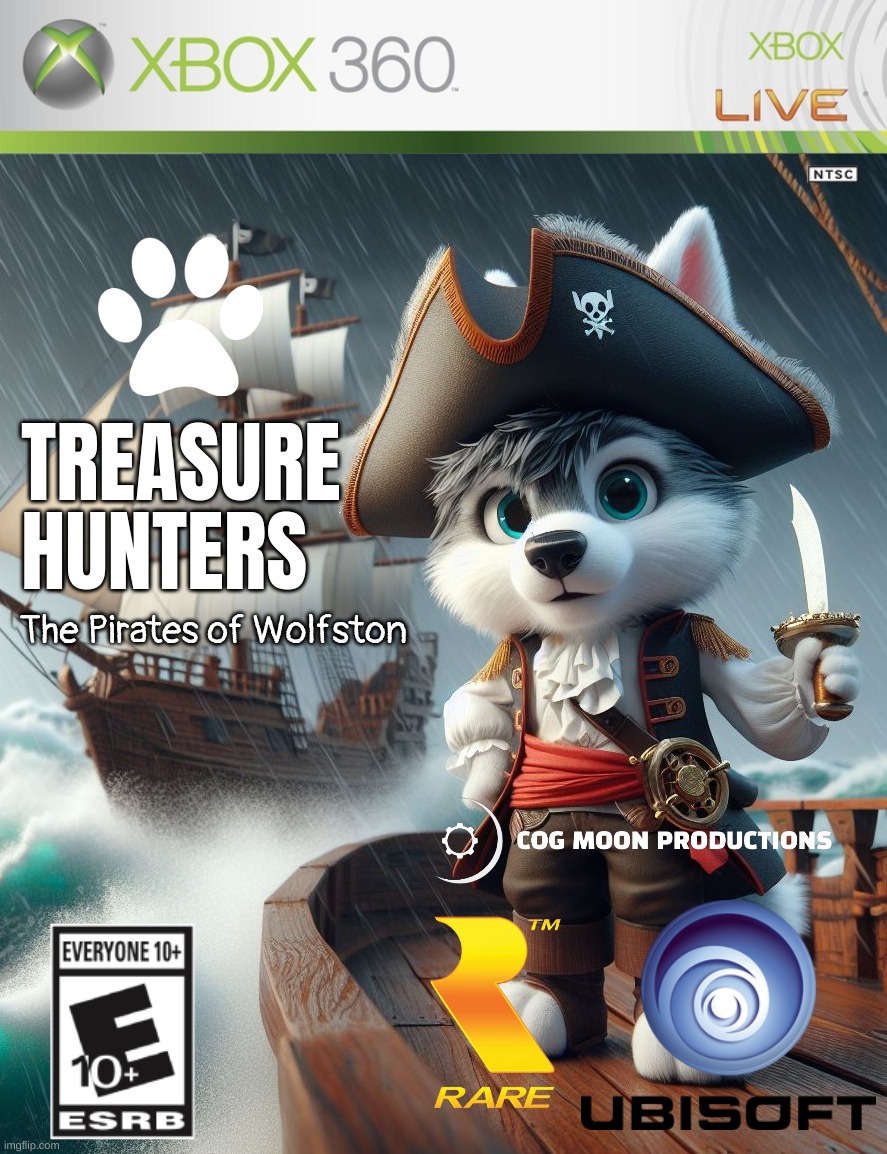 Treasure Hunters: The Pirates of Wolfston(updated cover) | image tagged in treasure hunters,the pirates of wolfston | made w/ Imgflip meme maker