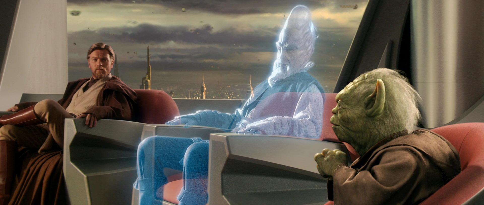 High Quality Jedi Council Hologram Blank Meme Template