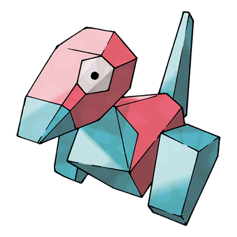 High Quality Porygon Image for Putting in Memes Blank Meme Template