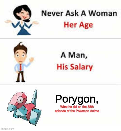 Porygon meme thingie - Imgflip