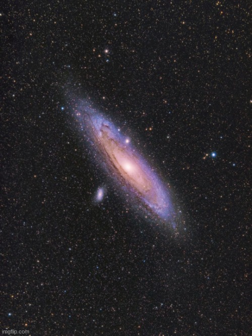 Andromeda galaxy | image tagged in andromeda galaxy | made w/ Imgflip meme maker