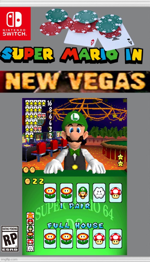mario in new vegas | image tagged in mario in new vegas | made w/ Imgflip meme maker