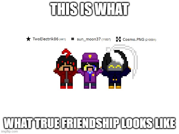 school friendos | THIS IS WHAT; WHAT TRUE FRIENDSHIP LOOKS LIKE | image tagged in e | made w/ Imgflip meme maker