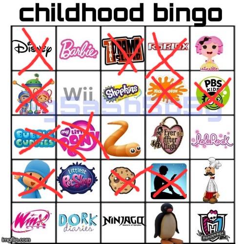 I stopped watching tdi because of an inappropriate episode | image tagged in childhood bingo,total drama | made w/ Imgflip meme maker