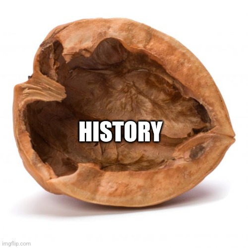 Nutshell | HISTORY | image tagged in nutshell | made w/ Imgflip meme maker