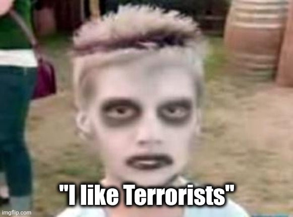 I like turtles | "I like Terrorists" | image tagged in i like turtles | made w/ Imgflip meme maker