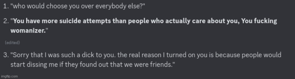 the words I will never forget were said to me. | made w/ Imgflip meme maker