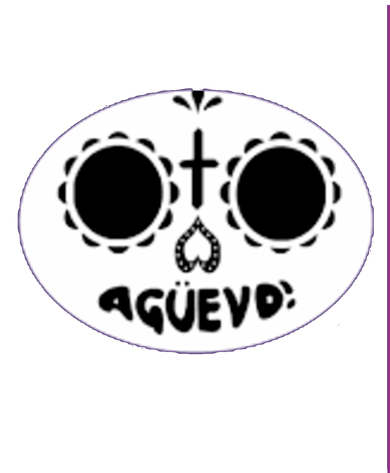 Mascara calavera a huevo ahuevo agüevo Blank Meme Template
