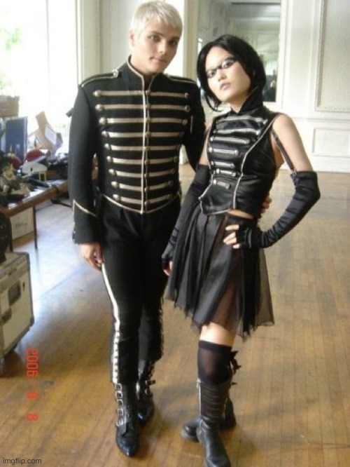 the girl's outfit is what I wanna do for Halloween this year | made w/ Imgflip meme maker