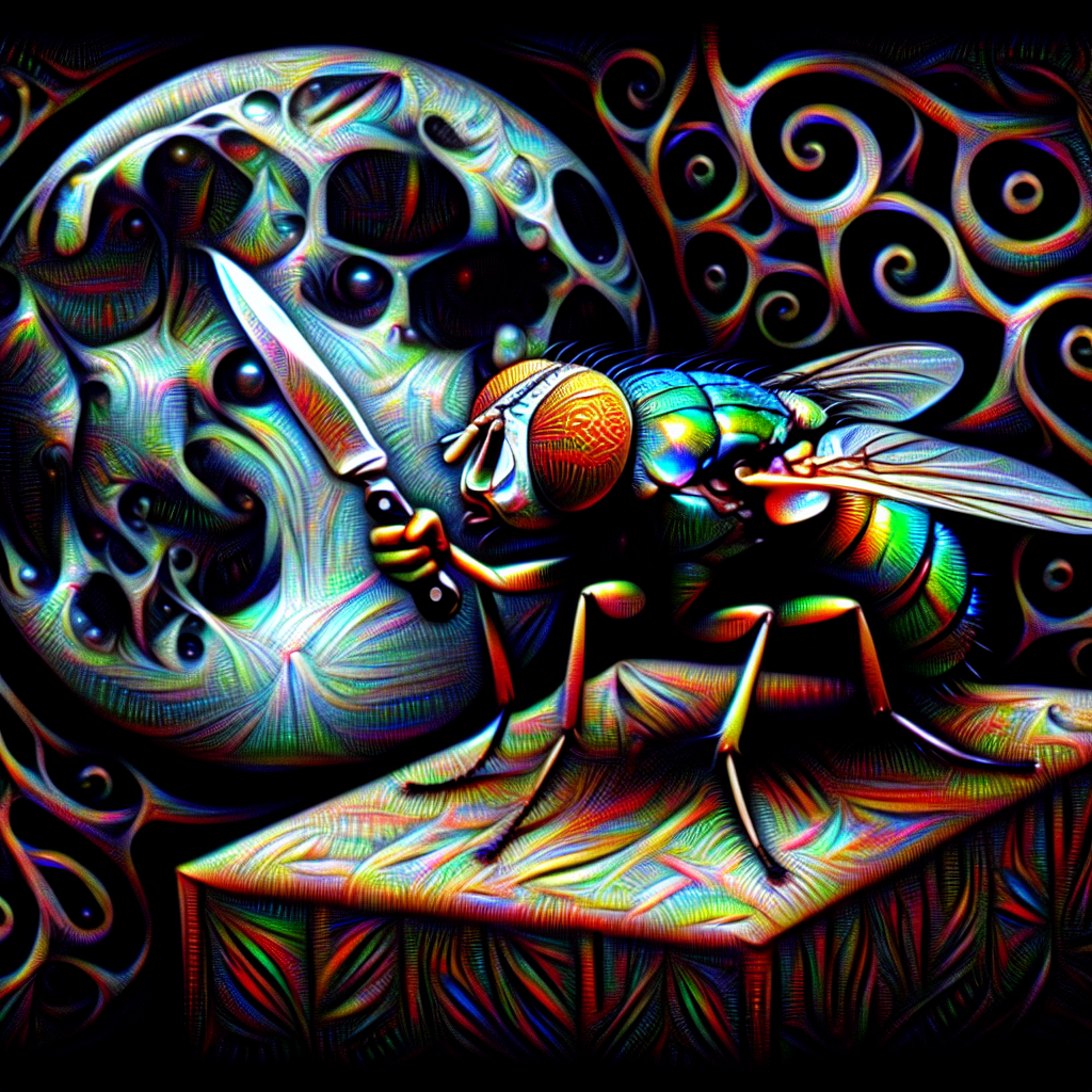 High Quality Fly with knife Blank Meme Template