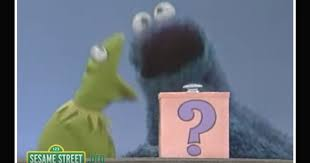 High Quality Kermit Vs. Cookie Monster Blank Meme Template