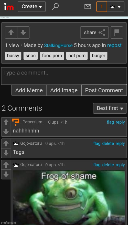 I hope it doesn't gets deleted | made w/ Imgflip meme maker