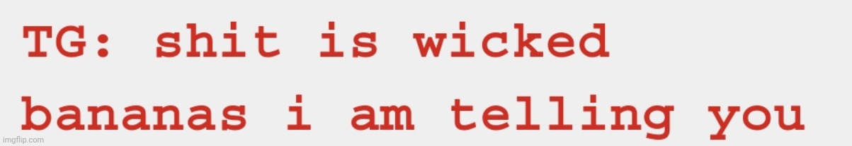 shit is wicked bananas im telling you | made w/ Imgflip meme maker