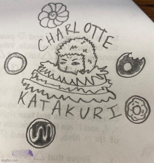 image tagged in one piece,charlotte,katakuri,charlotte katakuri | made w/ Imgflip meme maker