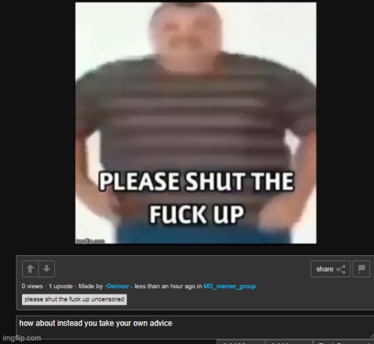 made w/ Imgflip meme maker