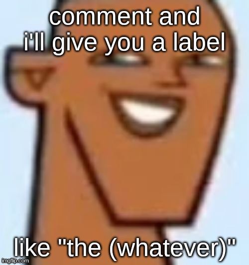 justin | comment and i'll give you a label; like "the (whatever)" | image tagged in justin | made w/ Imgflip meme maker