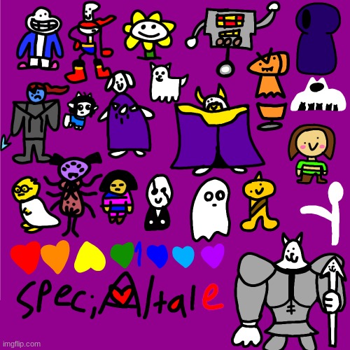 silly undertale art (what happened to the quality :sob:) | made w/ Imgflip meme maker
