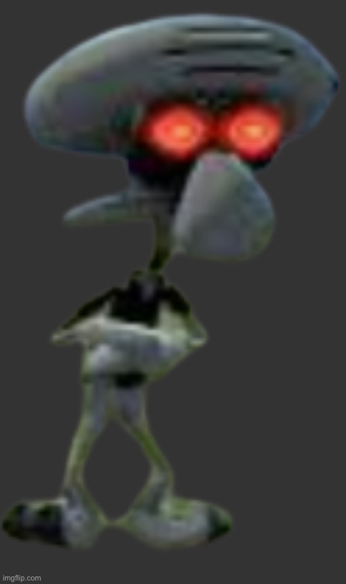 Red Mist Squidward (Transparent) | image tagged in red mist squidward transparent | made w/ Imgflip meme maker