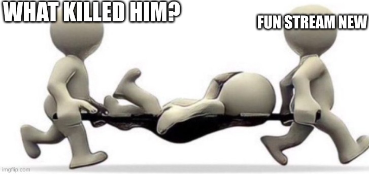 bleach my eyes | WHAT KILLED HIM? FUN STREAM NEW | image tagged in what hurt him | made w/ Imgflip meme maker