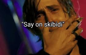 say on skibidi Blank Meme Template