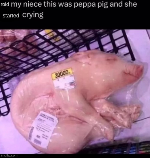 told; started | made w/ Imgflip meme maker