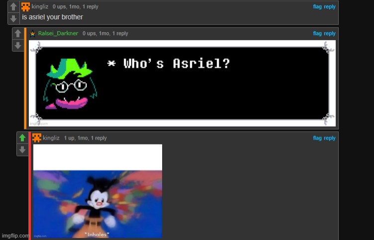 *Inhales.* | image tagged in ralsei,deltarune,inhales,oh wow are you actually reading these tags | made w/ Imgflip meme maker