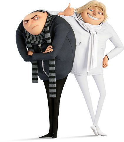 High Quality Gru and brother Blank Meme Template